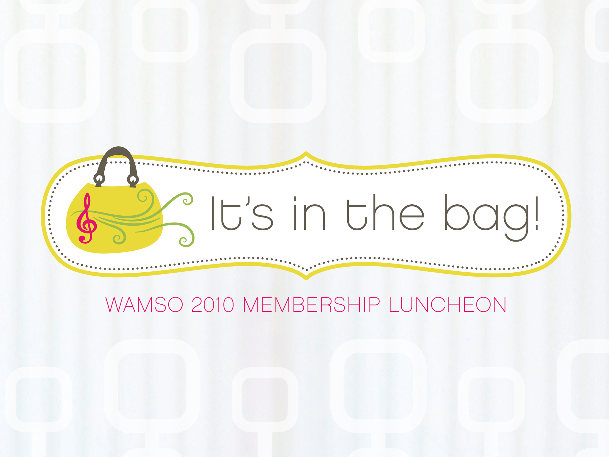 It's in the Bag Fundraiser Luncheon Logo